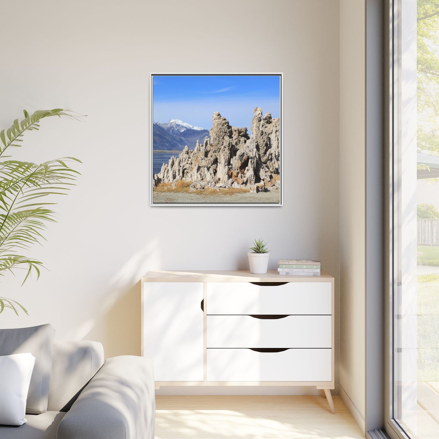 Mono Lake Tufa - Unique Stretched Canvas Wall Art