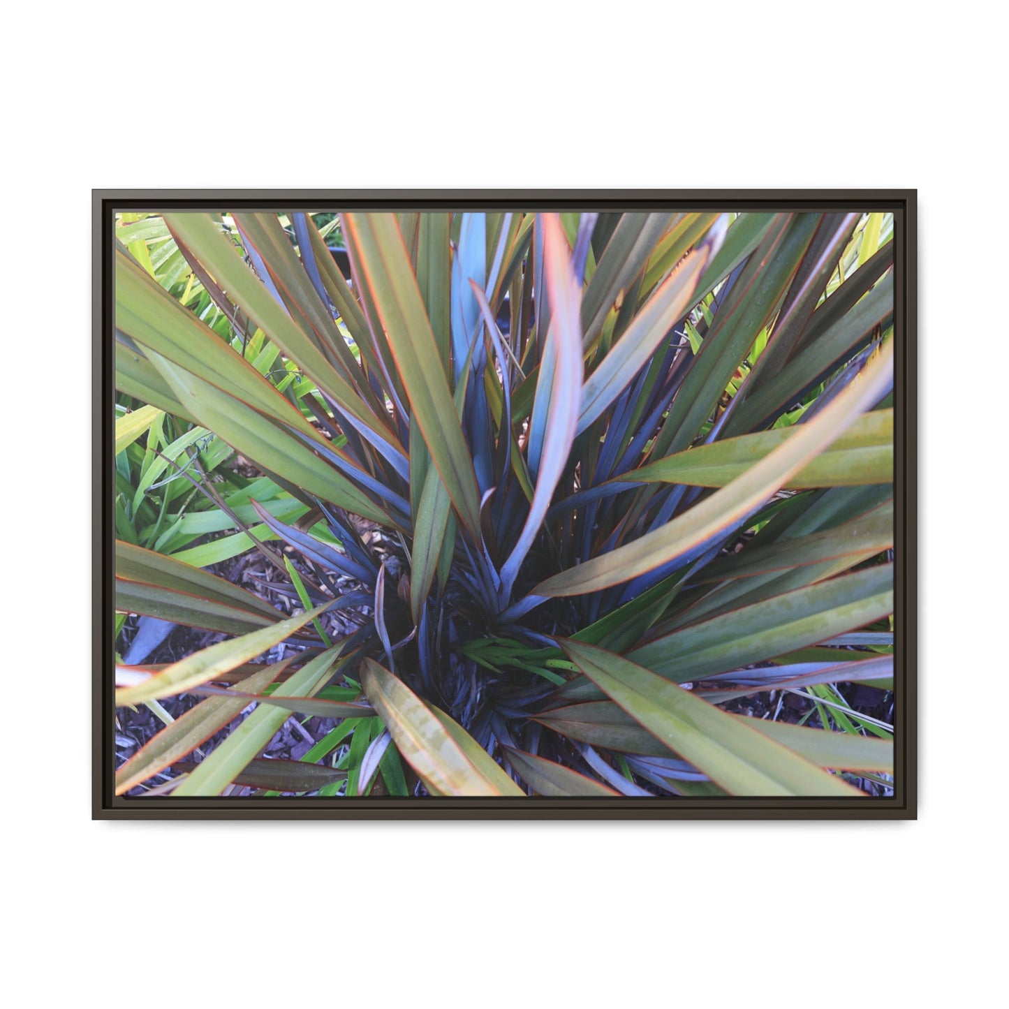 Radiant Leaves - Unique Stretched Canvas Wall Art - Art By Earth