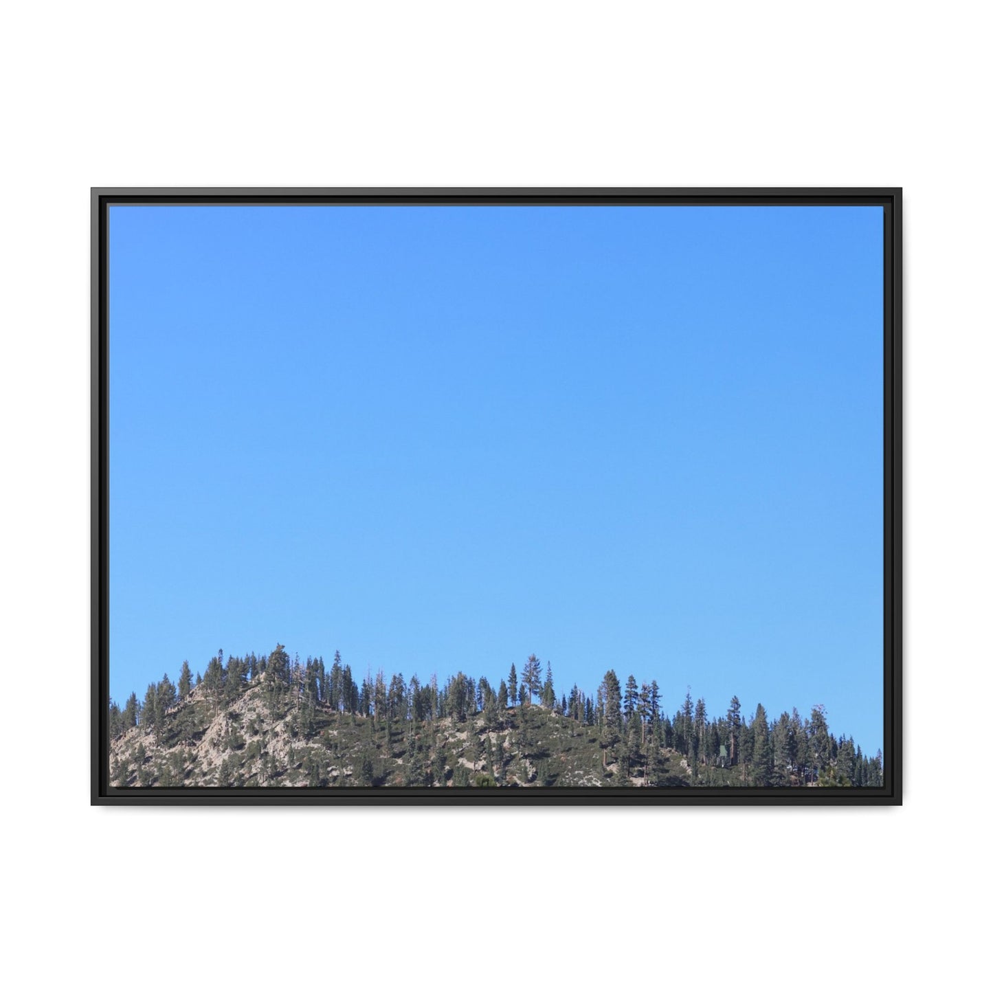 Blue Silence - Unique Stretched Canvas Wall Art