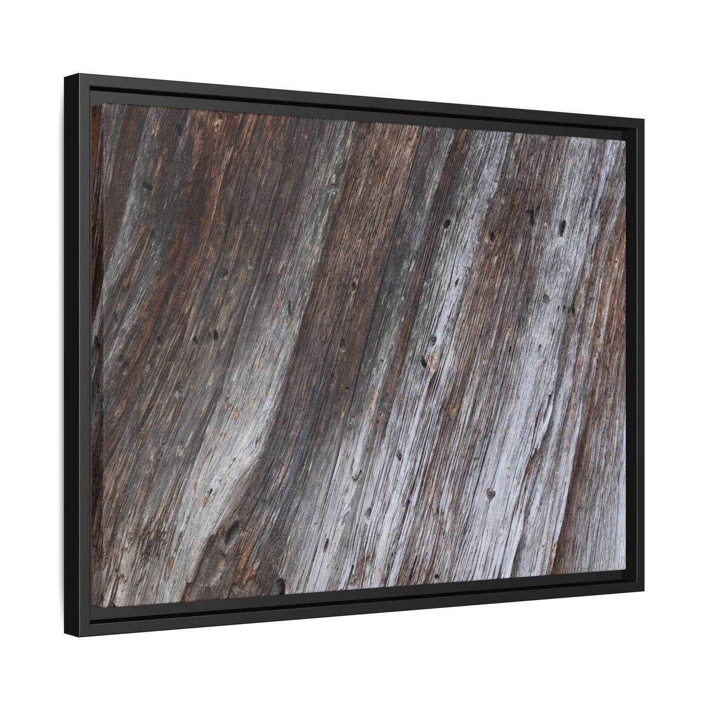 Aged Timber Texture - Unique Stretched Canvas Wall Art - Art By Earth