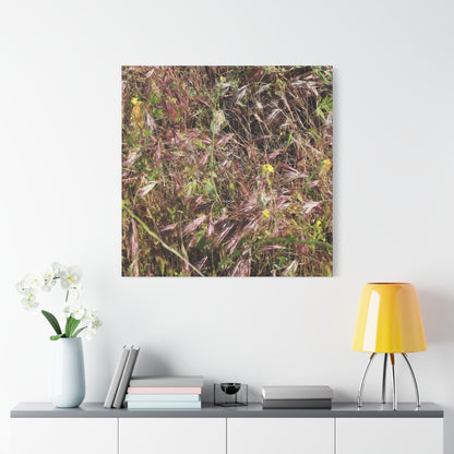 Autumn Wildflower Meadow in Transition - Unique Frameless Canvas Wall Art - Art By Earth