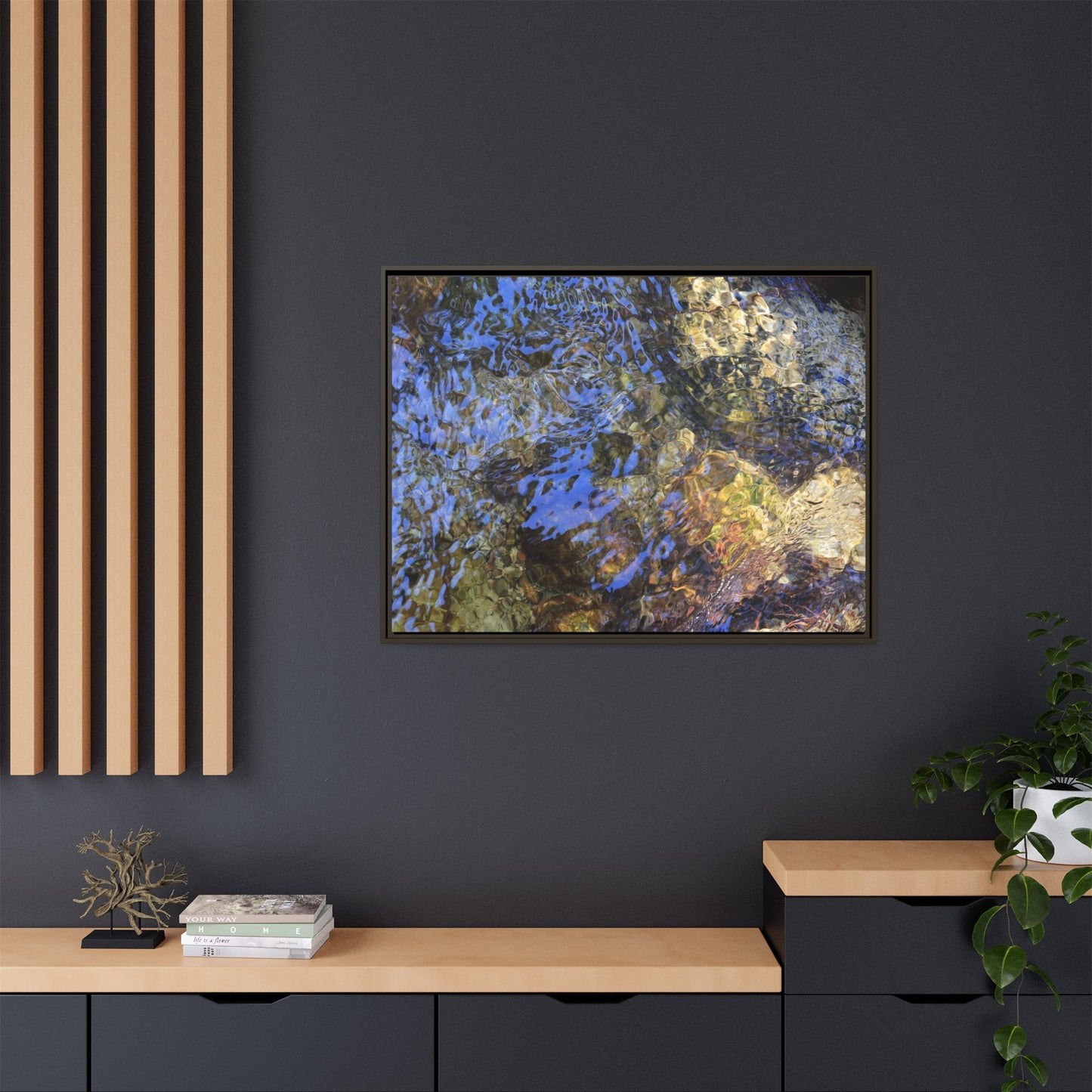 Aquatic Kaleidoscope - Unique Stretched Canvas Wall Art - Art By Earth