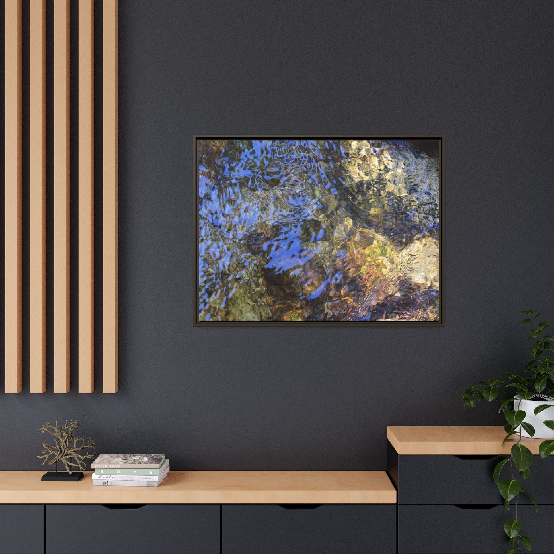 Aquatic Kaleidoscope - Unique Stretched Canvas Wall Art - Art By Earth