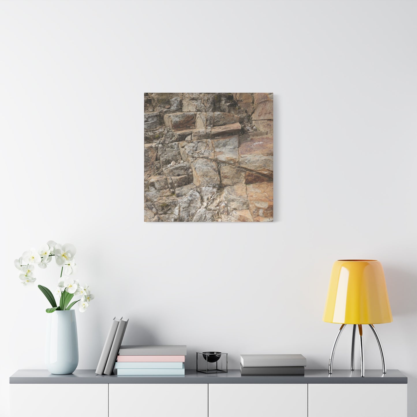 Stone Memories - Unique Frameless Canvas Wall Art - Art By Earth