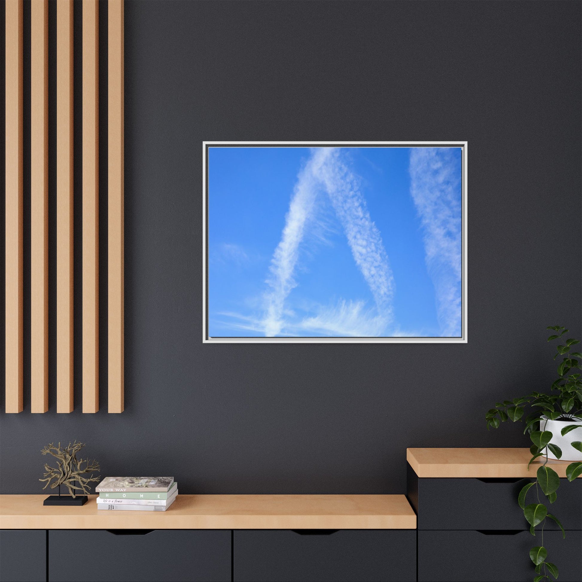 Skyward Whispers - Unique Stretched Canvas Wall Art - Art By Earth