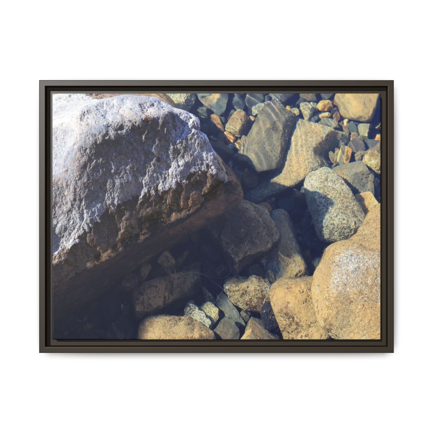 Stone Sanctuary - Unique Stretched Canvas Wall Art