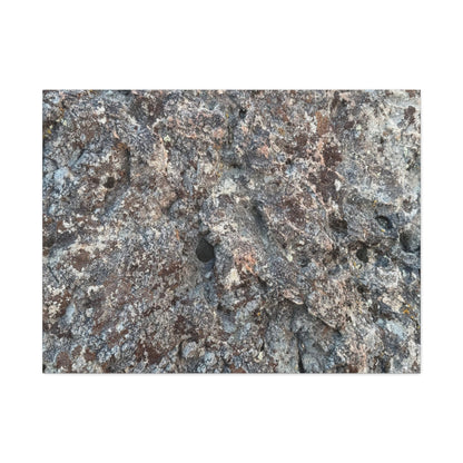 Rust and Granite - Unique Frameless Canvas Wall Art