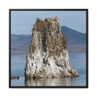 Tufa Tower Reflection - Unique Stretched Canvas Wall Art
