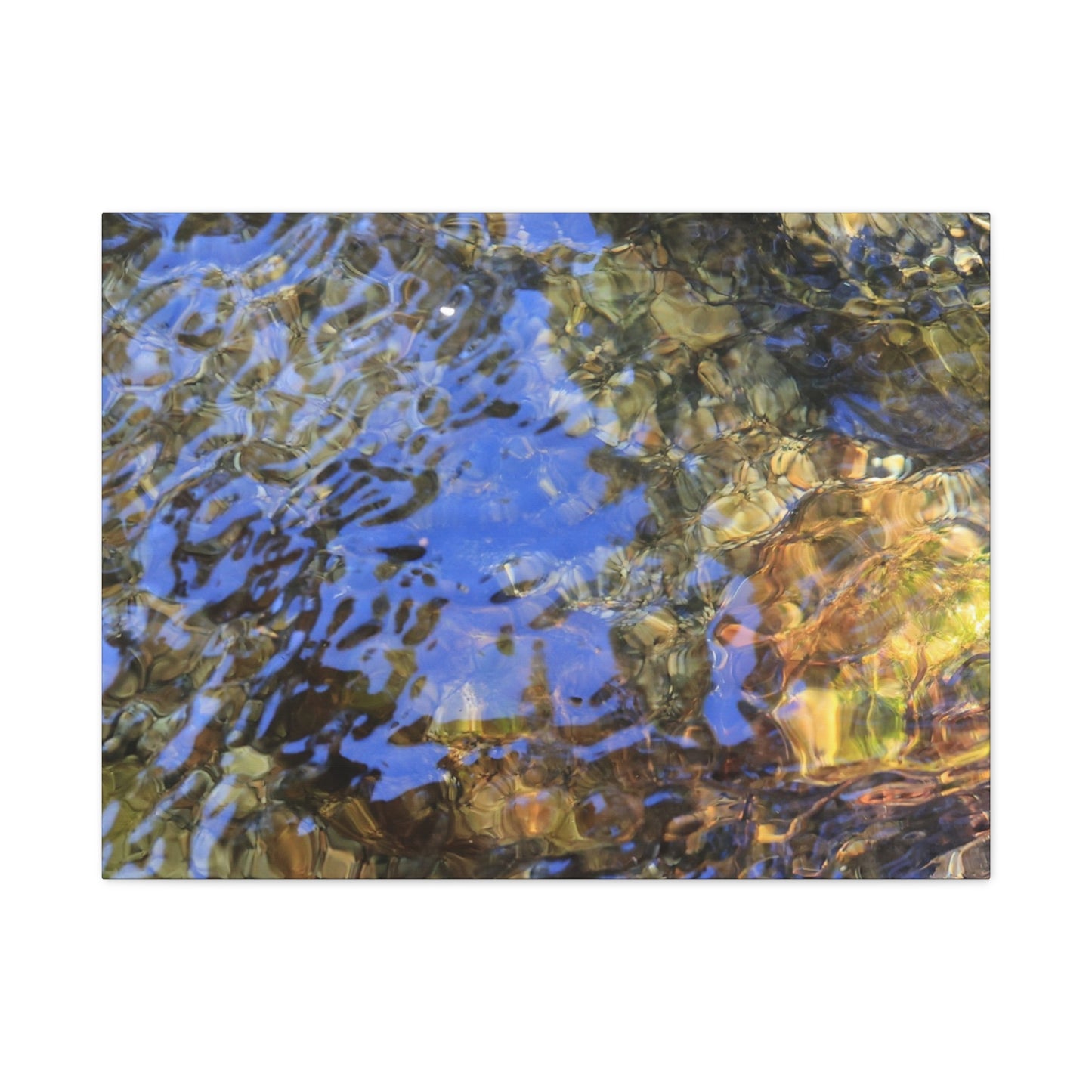 Water's Whisper - Unique Frameless Canvas Wall Art - Art By Earth