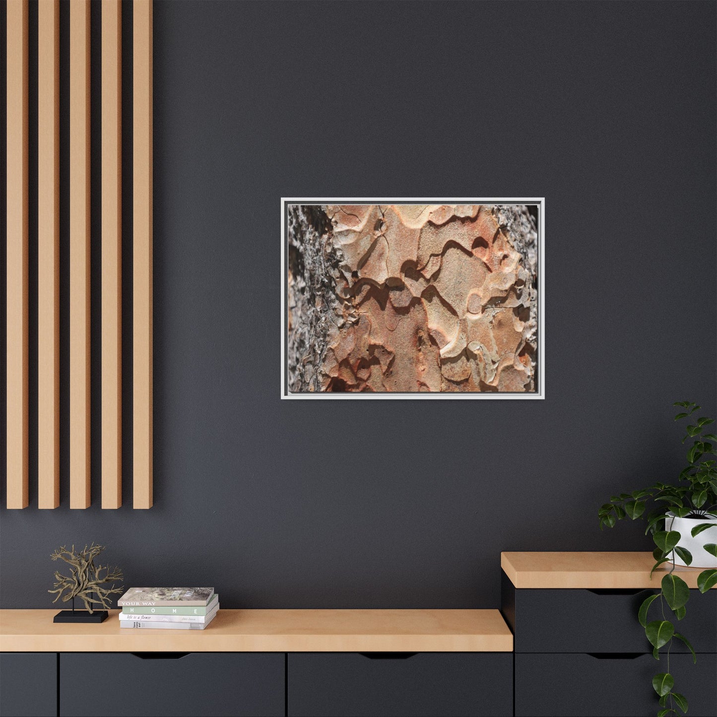 Rust and Stone - Unique Stretched Canvas Wall Art - Art By Earth