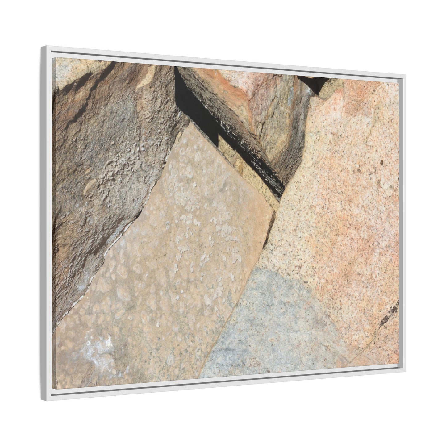 Rock Fragment - Unique Stretched Canvas Wall Art - Art By Earth