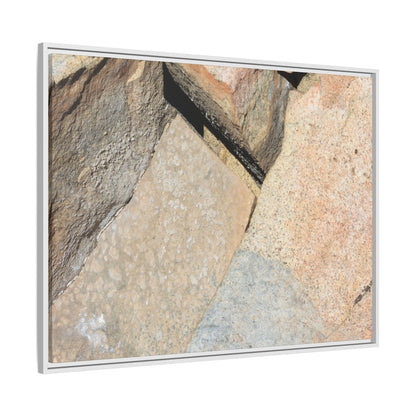 Rock Fragment - Unique Stretched Canvas Wall Art - Art By Earth