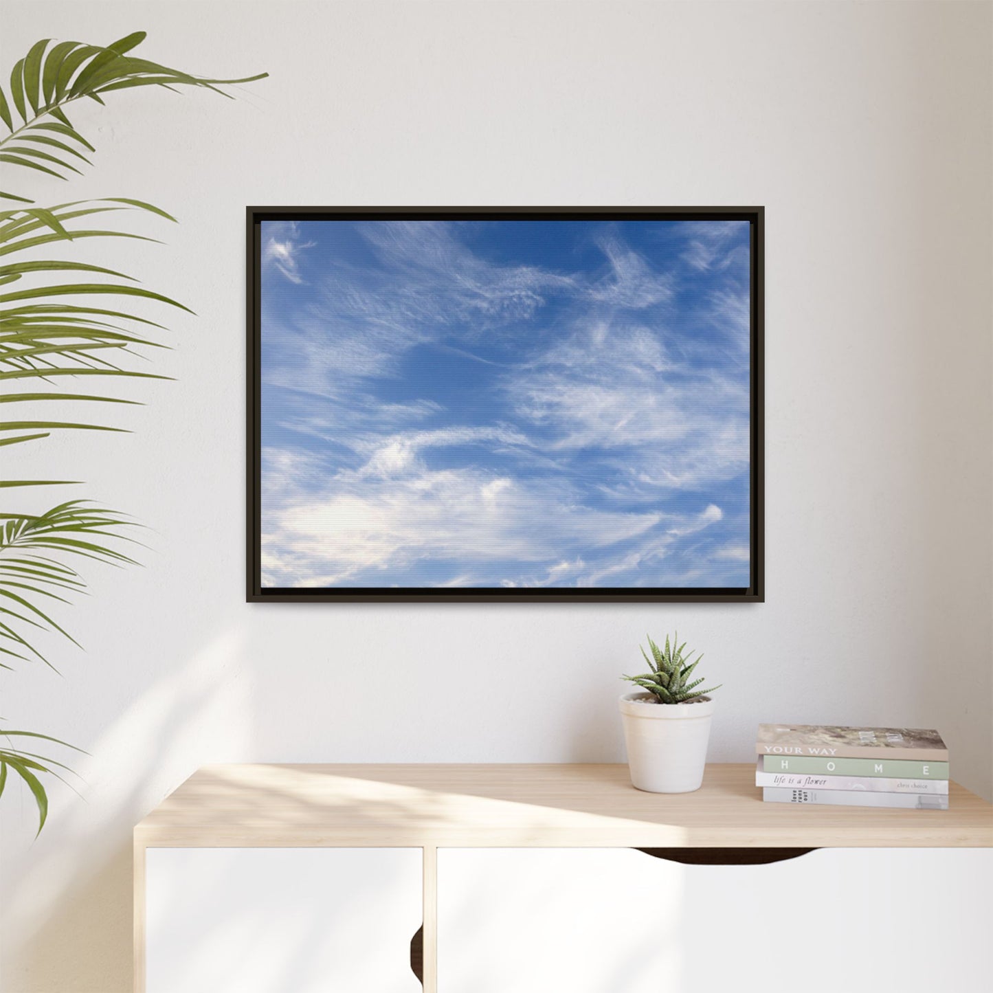 Ethereal Blue Tapestry - Unique Stretched Canvas Wall Art - Art By Earth