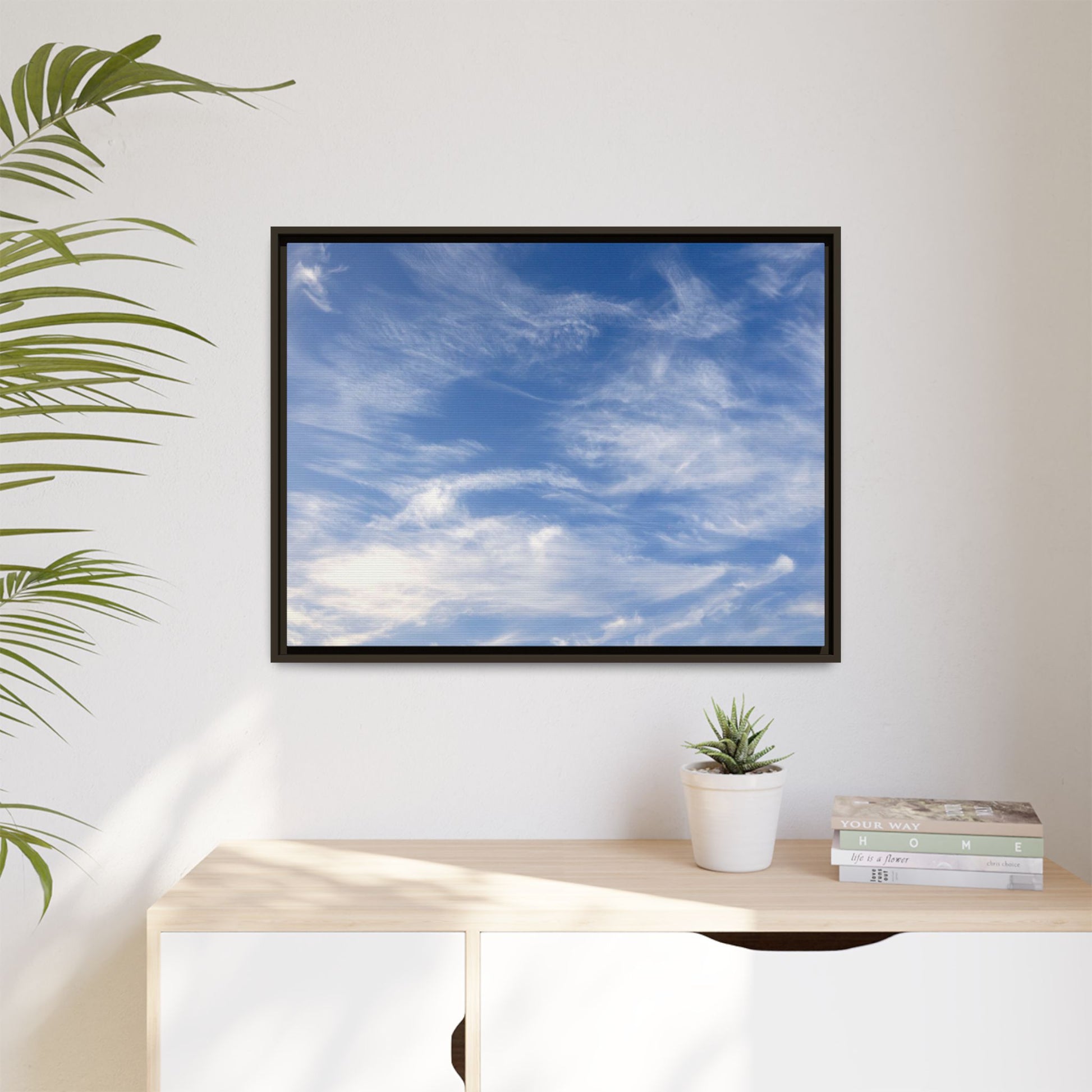 Ethereal Blue Tapestry - Unique Stretched Canvas Wall Art - Art By Earth