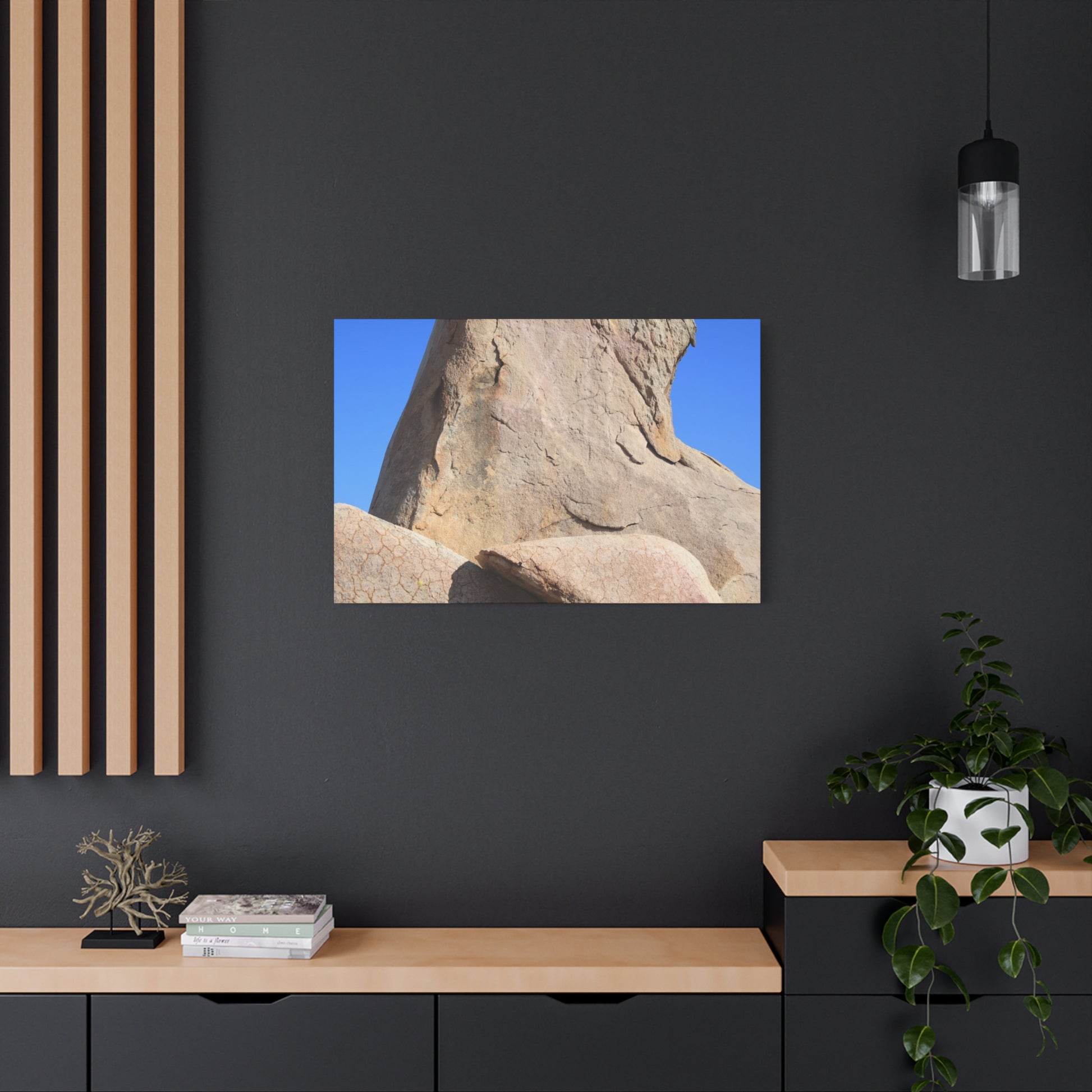Boulder's Embrace - Unique Frameless Canvas Wall Art - Art By Earth