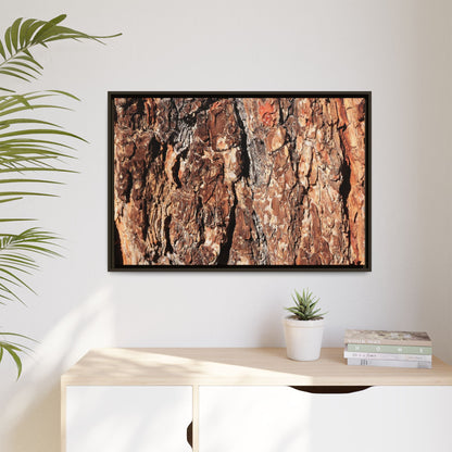 Nature's Rugged Canvas - Unique Stretched Canvas Wall Art