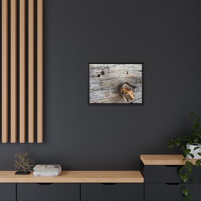 Weathered Wood Texture - Unique Stretched Canvas Wall Art - Art By Earth