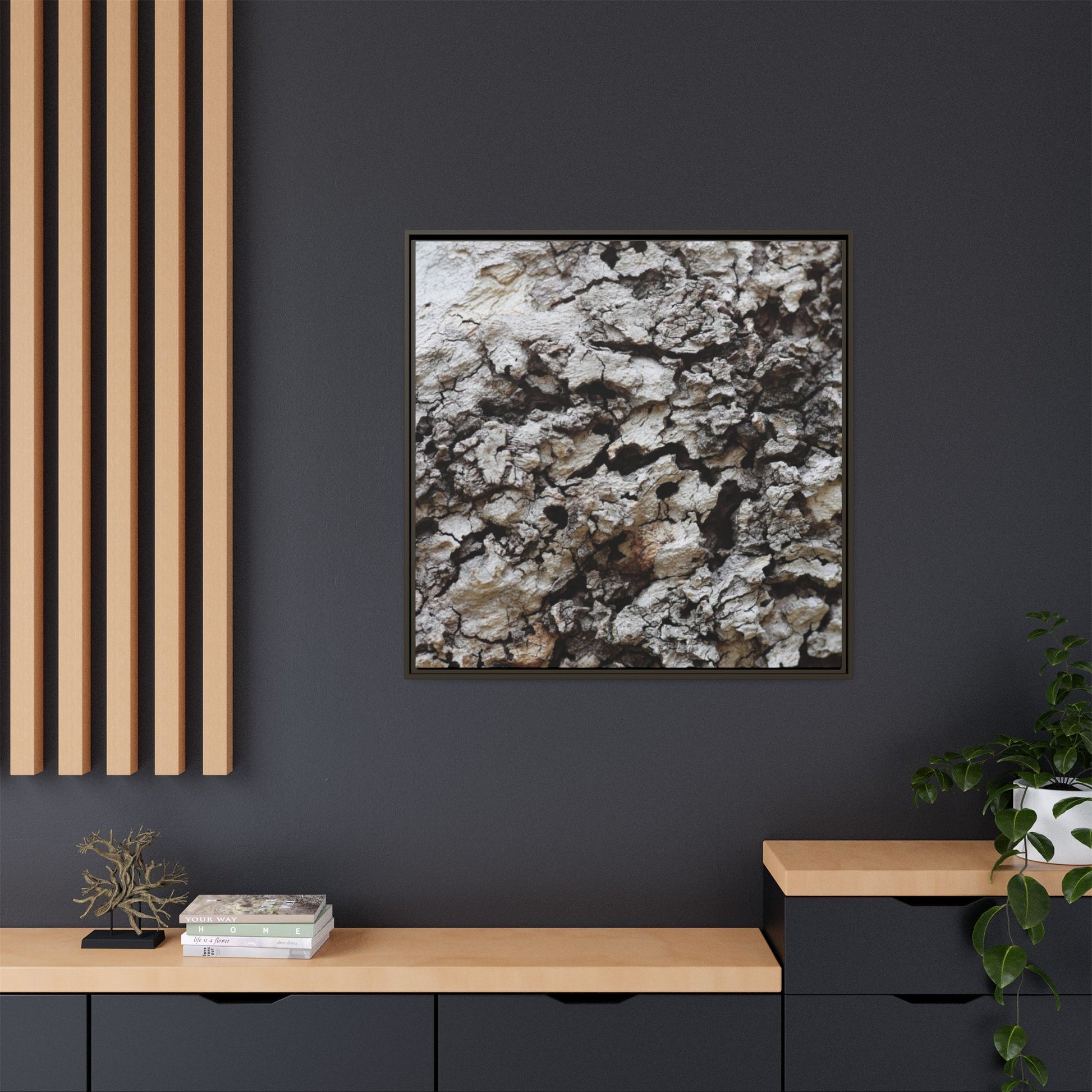 Cracked Terrain - Unique Stretched Canvas Wall Art - Art By Earth