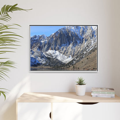 Frozen Reflection - Unique Stretched Canvas Wall Art