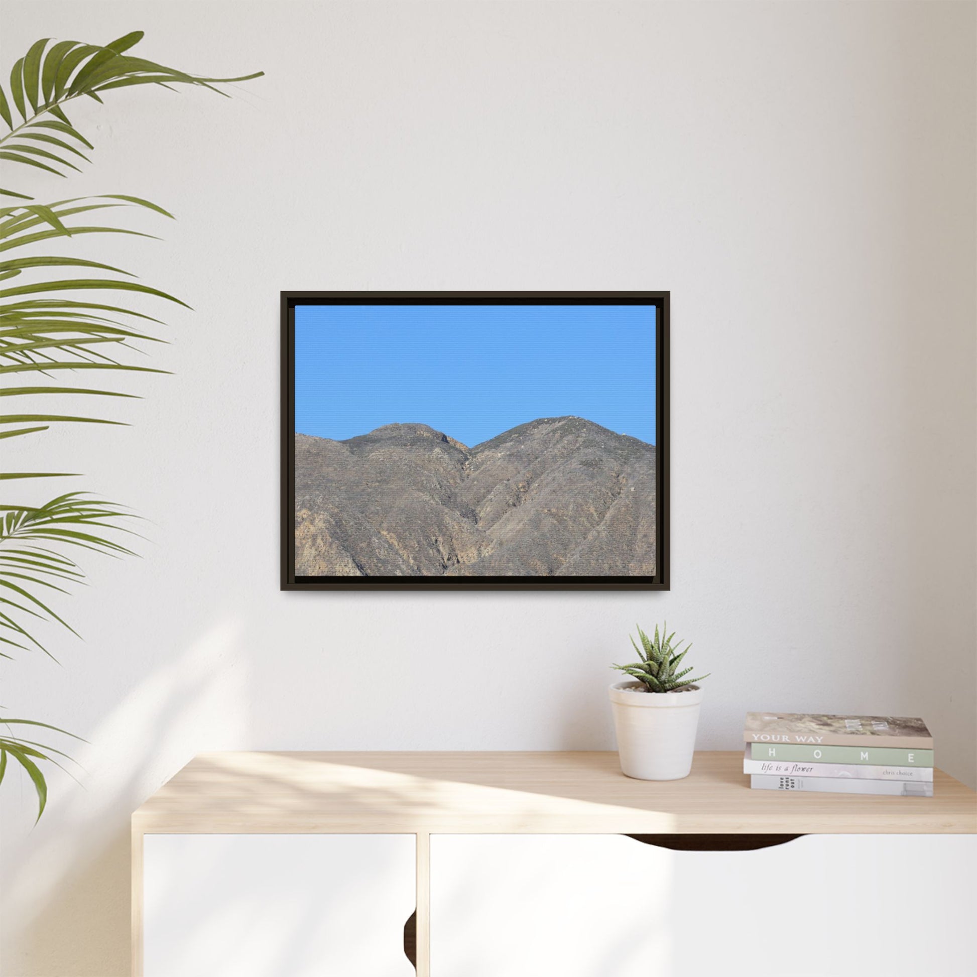 Arid Mountain Breath - Unique Stretched Canvas Wall Art - Art By Earth