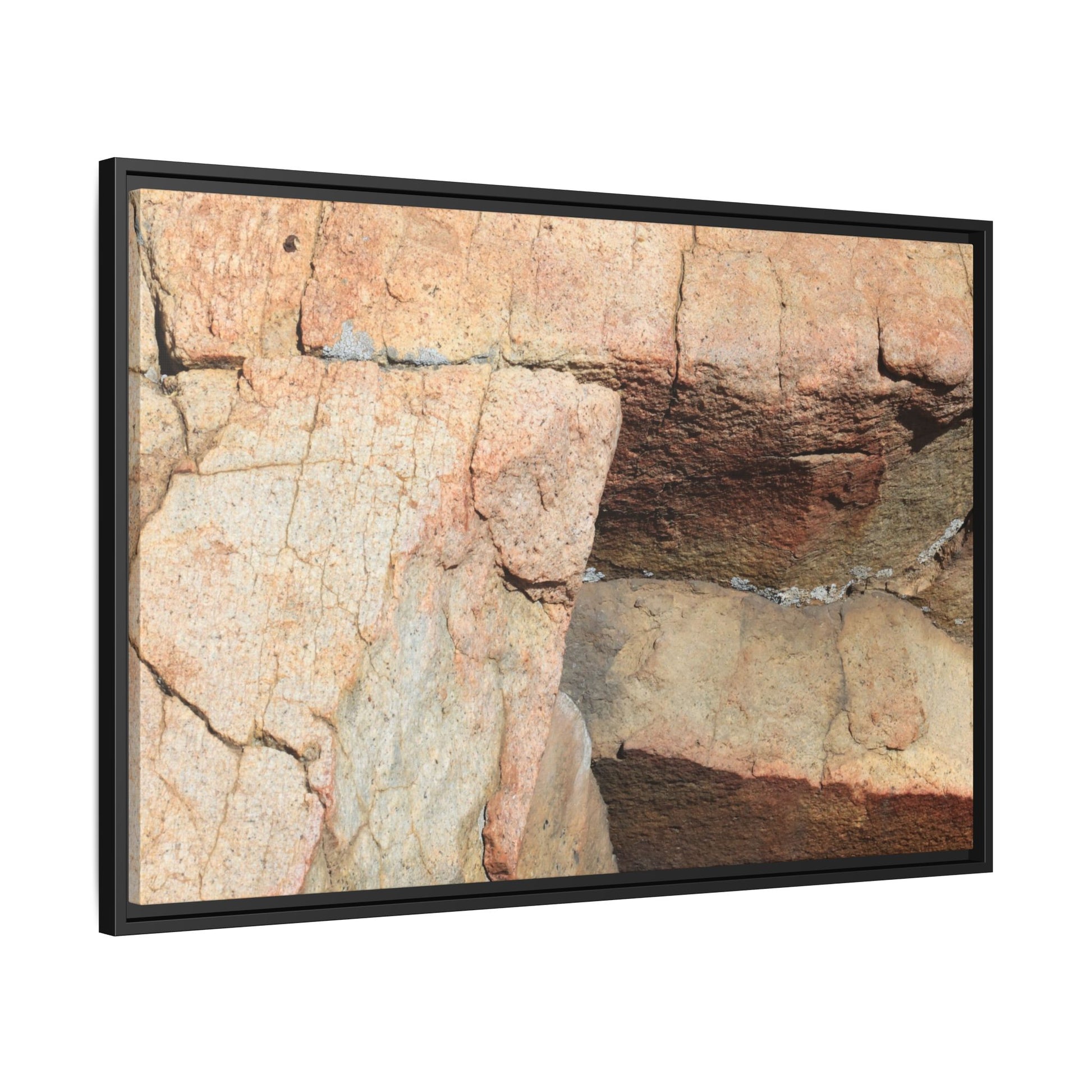 Fractured Stone - Unique Stretched Canvas Wall Art - Art By Earth