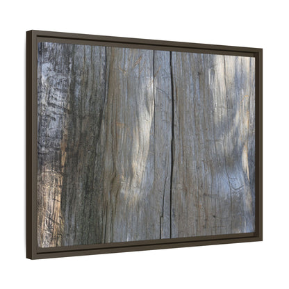 Weathered Wood Surface - Unique Stretched Canvas Wall Art