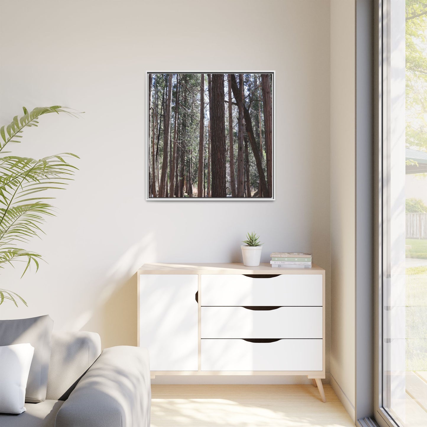 Forest Cathedral - Unique Stretched Canvas Wall Art - Art By Earth