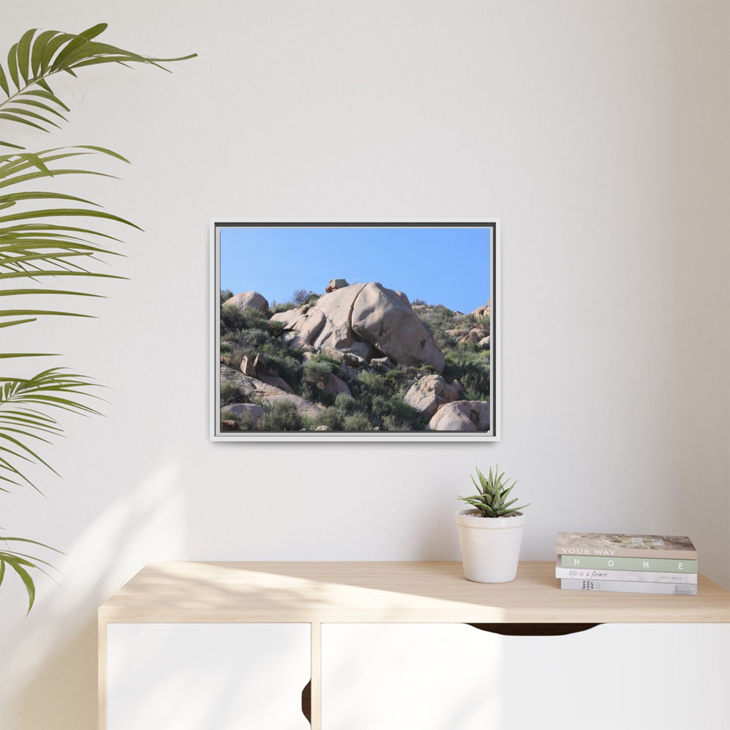 Ancient Stone Landscape - Unique Stretched Canvas Wall Art - Art By Earth
