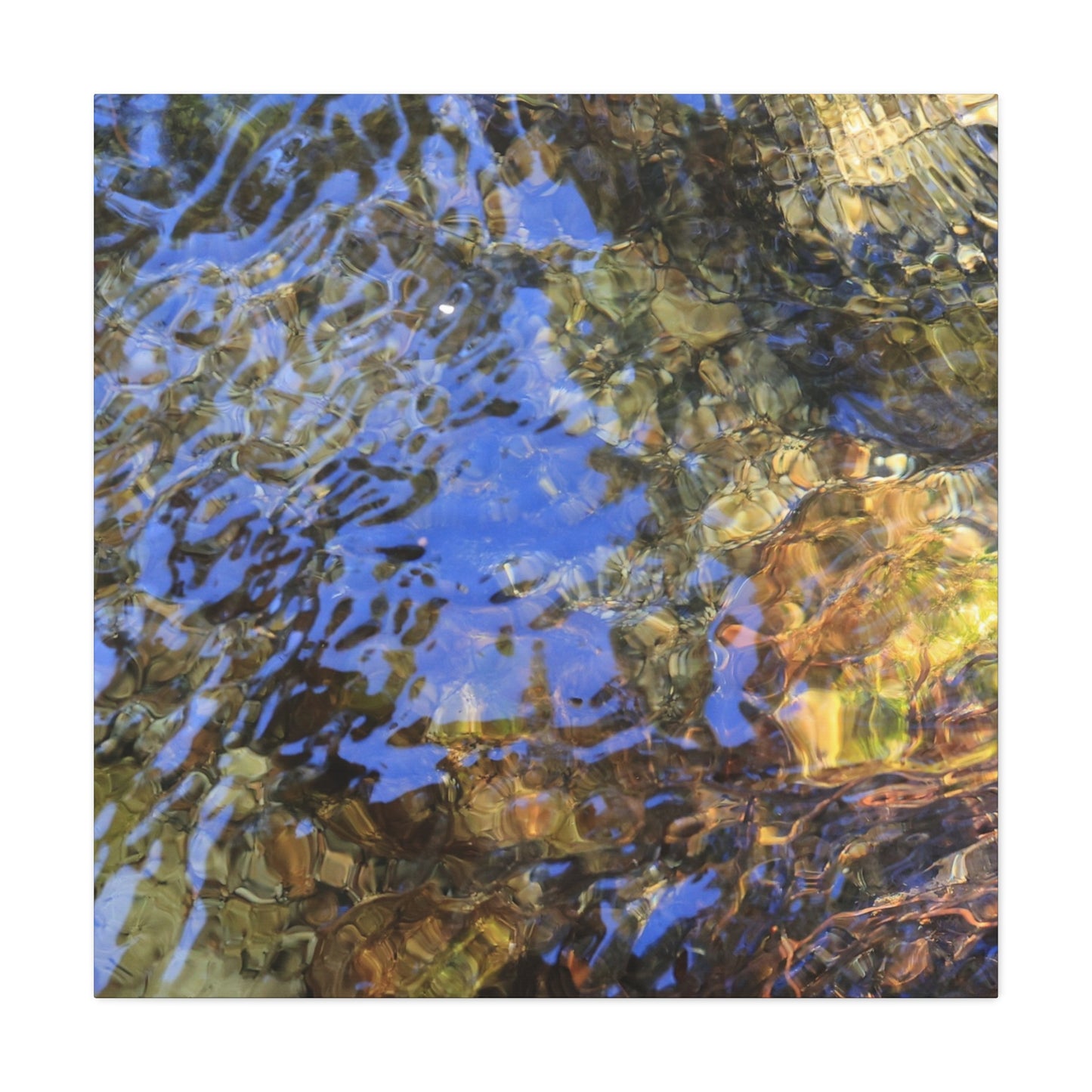 Water's Whisper - Unique Frameless Canvas Wall Art - Art By Earth