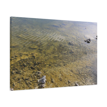 Tide's Quiet Breath - Unique Frameless Canvas Wall Art