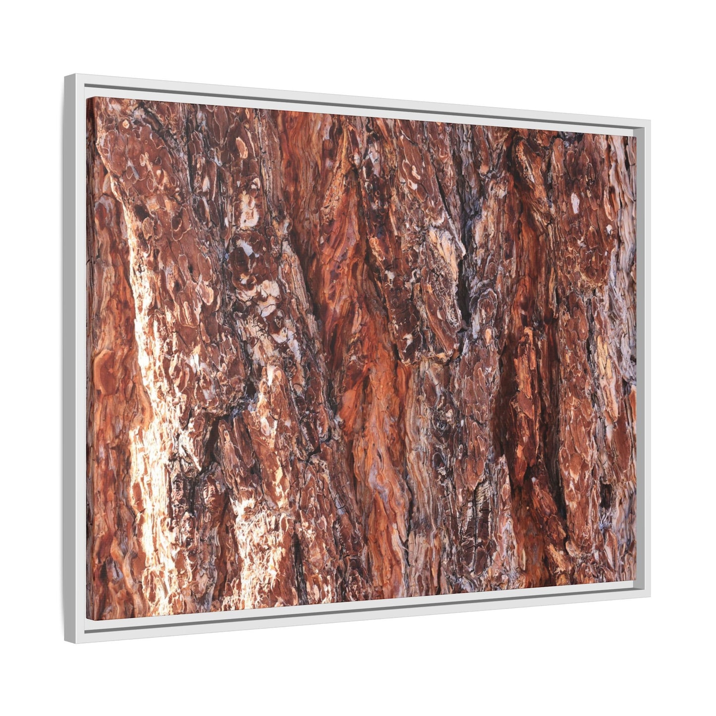 Wooden Mosaic - Unique Stretched Canvas Wall Art