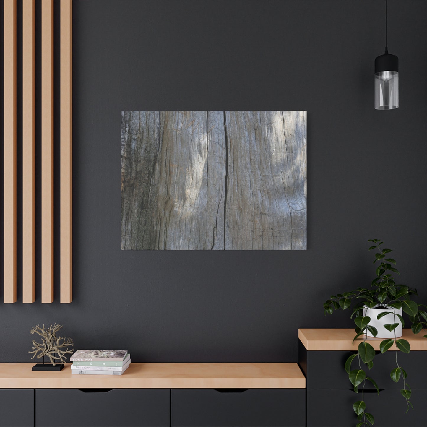 Split Log - Unique Frameless Canvas Wall Art