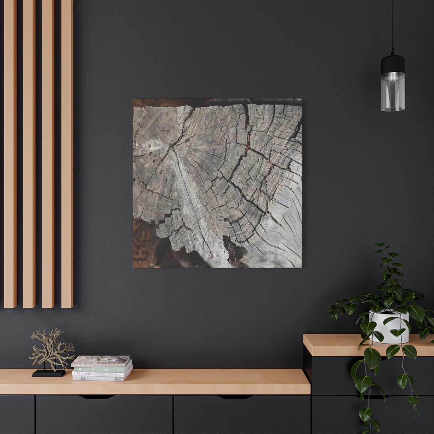 Cracked Memories - Unique Frameless Canvas Wall Art - Art By Earth