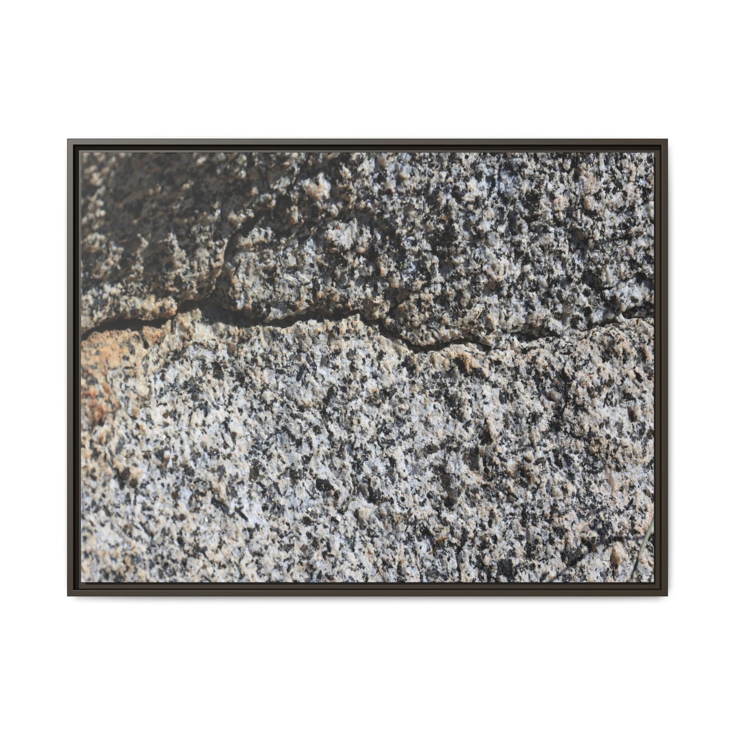 Weathered Stone Surface - Unique Stretched Canvas Wall Art