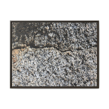 Weathered Stone Surface - Unique Stretched Canvas Wall Art