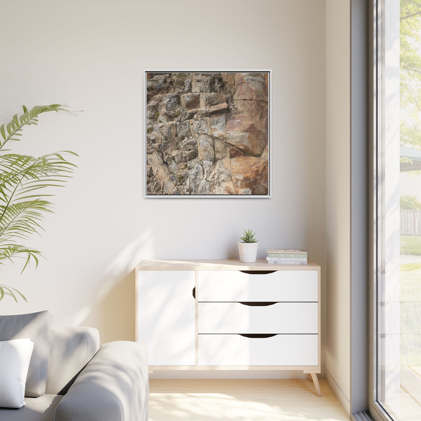 Sandstone Symphony - Unique Stretched Canvas Wall Art - Art By Earth