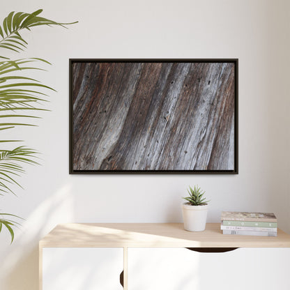 Aged Timber Texture - Unique Stretched Canvas Wall Art - Art By Earth