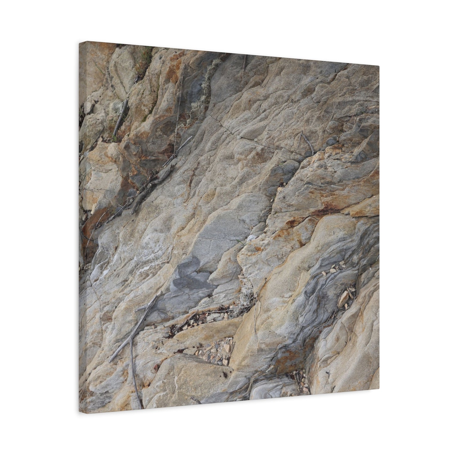 Stone Memory - Unique Frameless Canvas Wall Art - Art By Earth