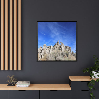 Frozen Sentinels - Unique Stretched Canvas Wall Art