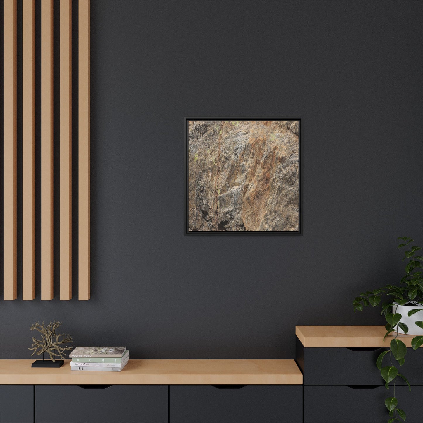 Weathered Rock Formation - Unique Stretched Canvas Wall Art - Art By Earth