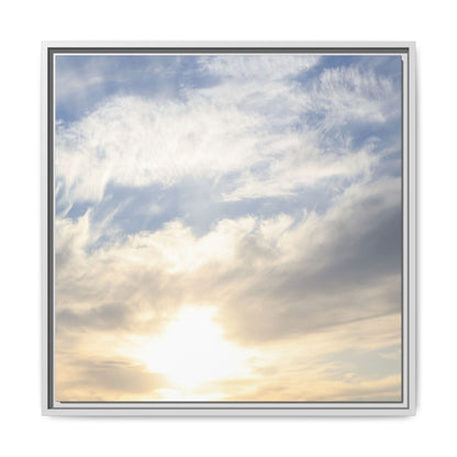 Sky's Ethereal Whisper - Unique Stretched Canvas Wall Art - Art By Earth