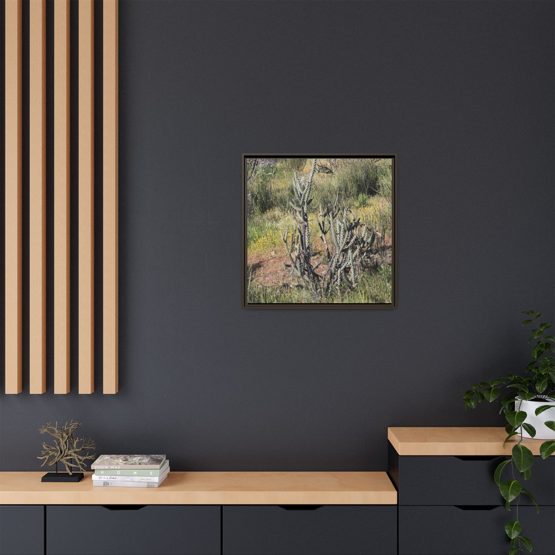 Wildflower Meadow - Unique Stretched Canvas Wall Art - Art By Earth
