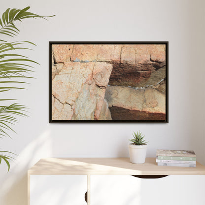 Fractured Stone - Unique Stretched Canvas Wall Art - Art By Earth