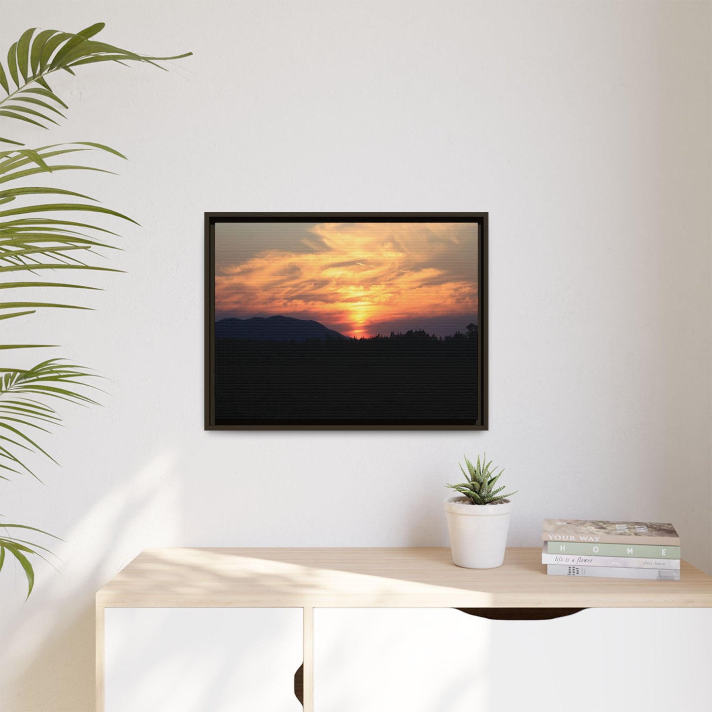 Gilded Horizon - Unique Stretched Canvas Wall Art - Art By Earth