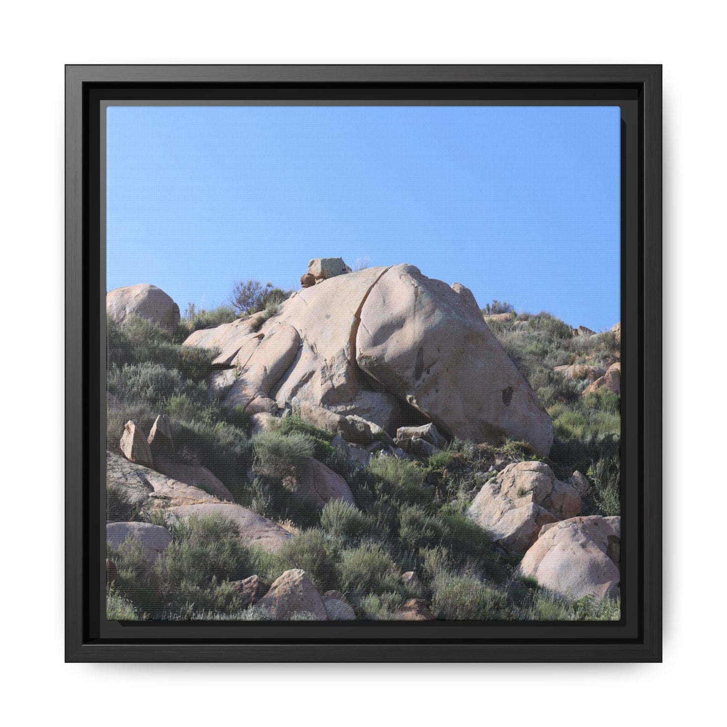Ancient Stone Landscape - Unique Stretched Canvas Wall Art - Art By Earth