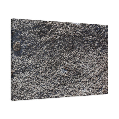 Textured Ground Surface - Unique Frameless Canvas Wall Art