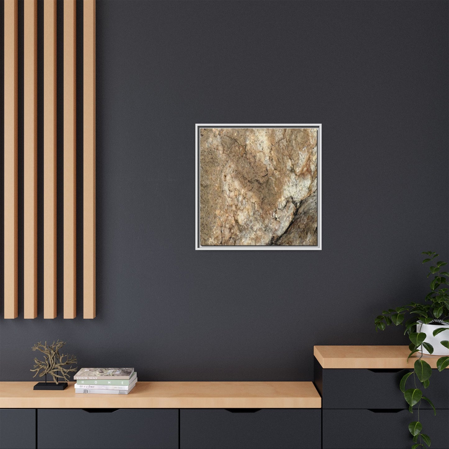 Ancient Stone Wall - Unique Stretched Canvas Wall Art - Art By Earth