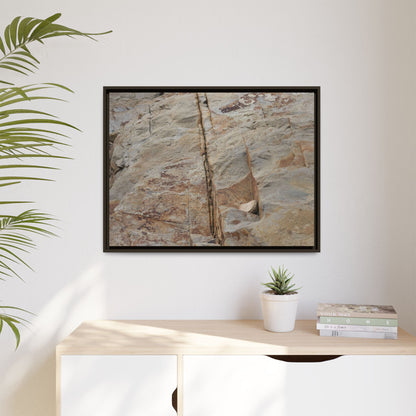 Sedimentary Symphony - Unique Stretched Canvas Wall Art - Art By Earth