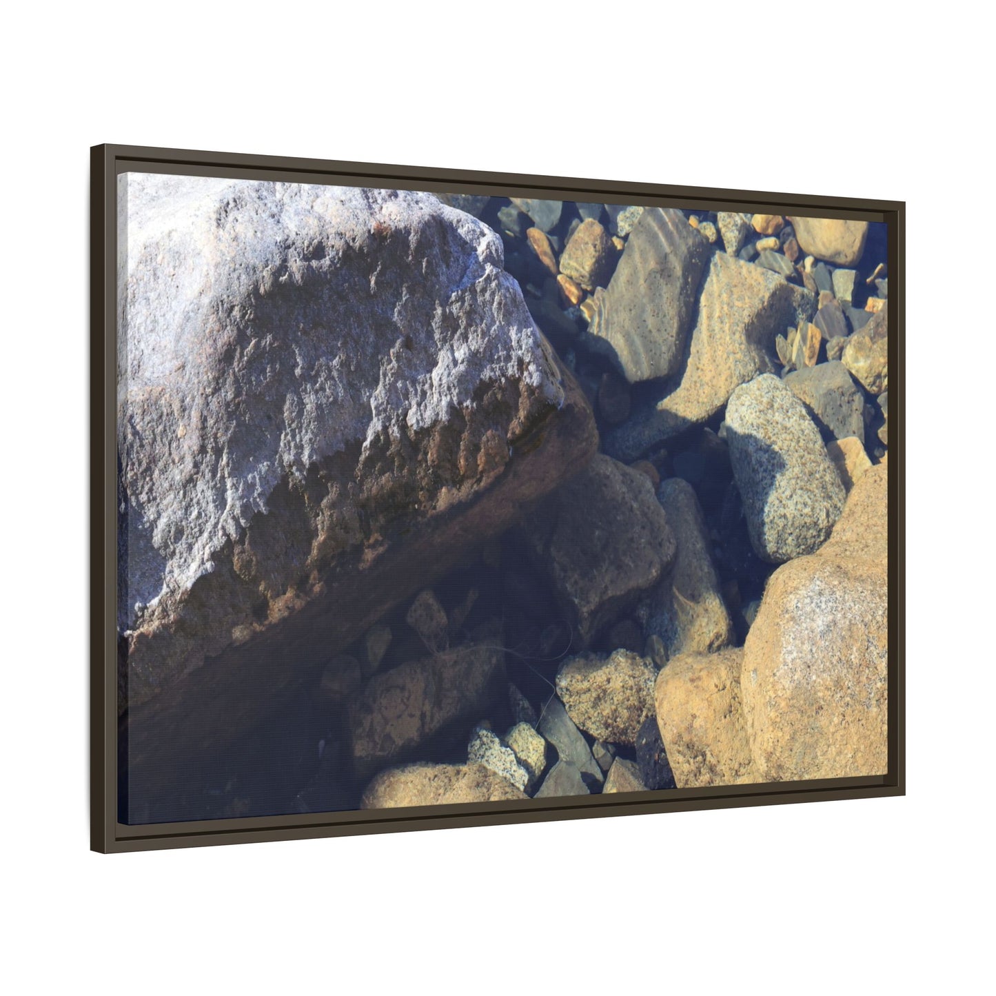 Stone Sanctuary - Unique Stretched Canvas Wall Art