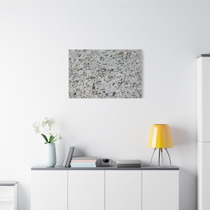 Speckled Silence - Unique Frameless Canvas Wall Art - Art By Earth